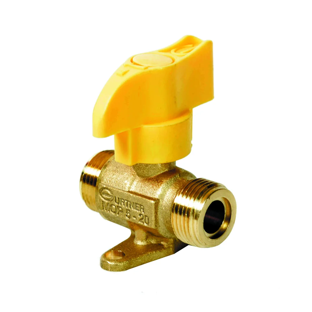 Robinet d'arrêt gaz quart de tour butane propane Male - Male image