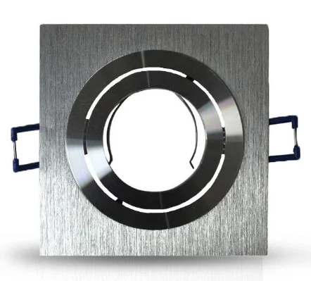 Support de spot carré fixation collerette déclipsable image