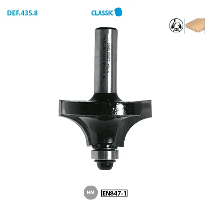 Mèche 1/4 de rond avec plat + guide Classic image