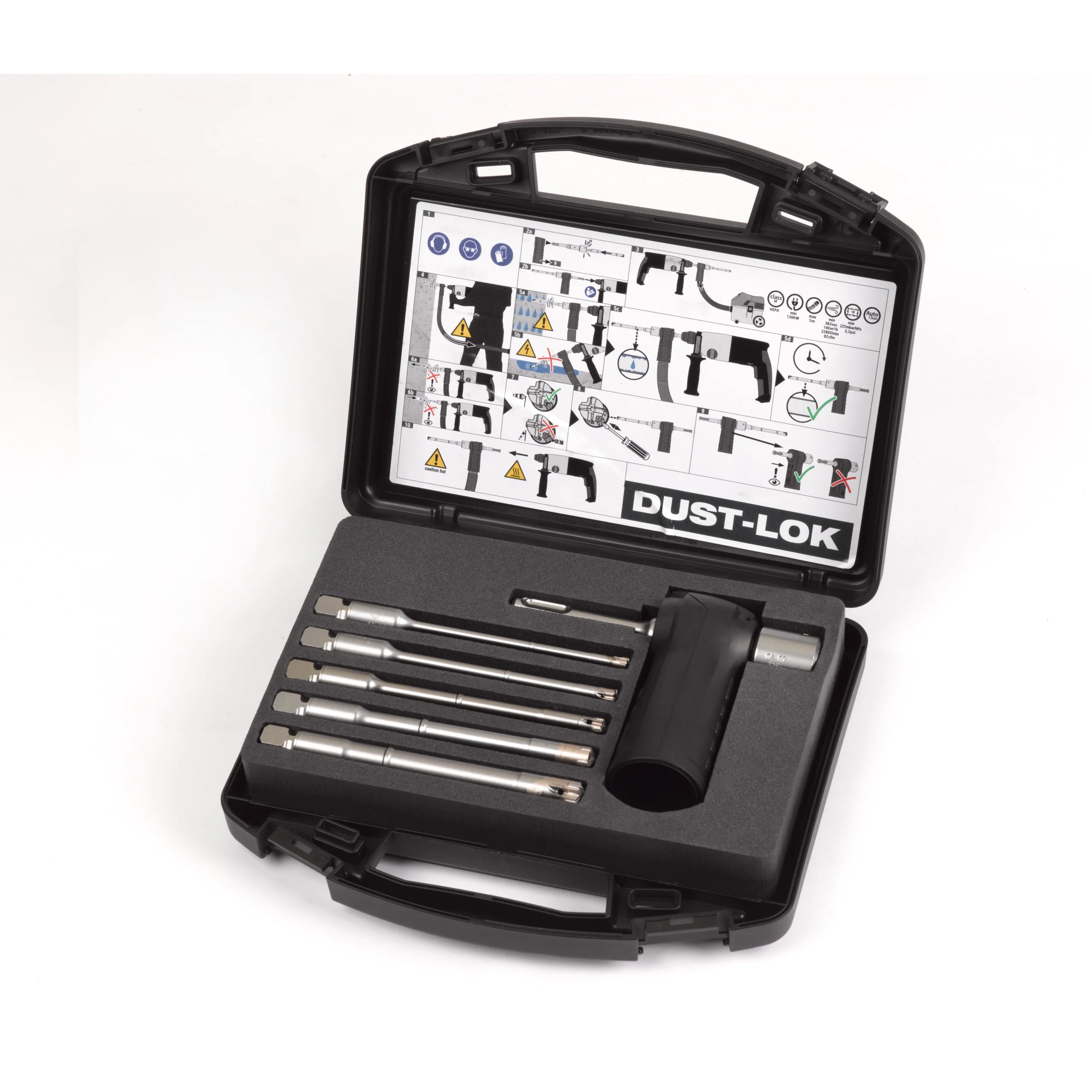 SET DE 6 FORETS CREUX MODULAIRE SDS PLUS image