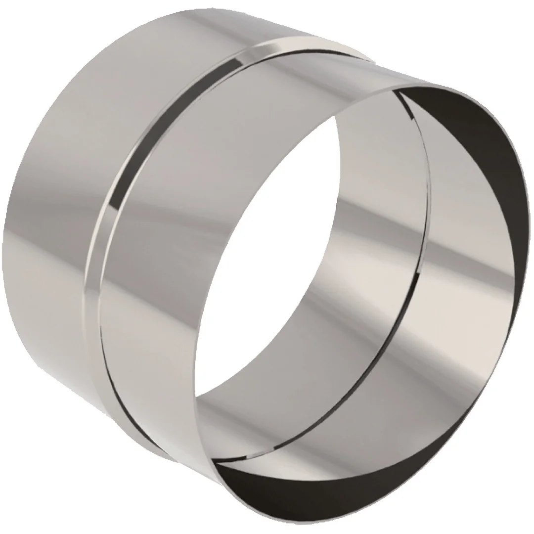 Manchon de raccordement pour conduits souples - Acier anisé image