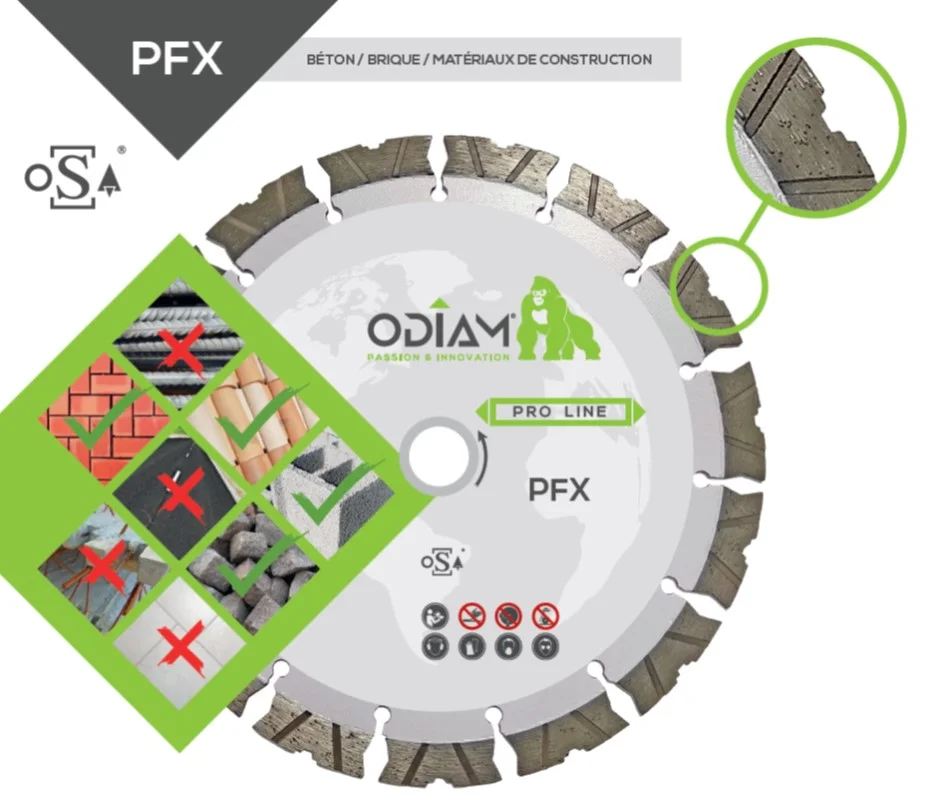 Disque diamant universel - PFX image