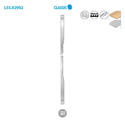 Boite de 12 lames scie à chantourner Classic image