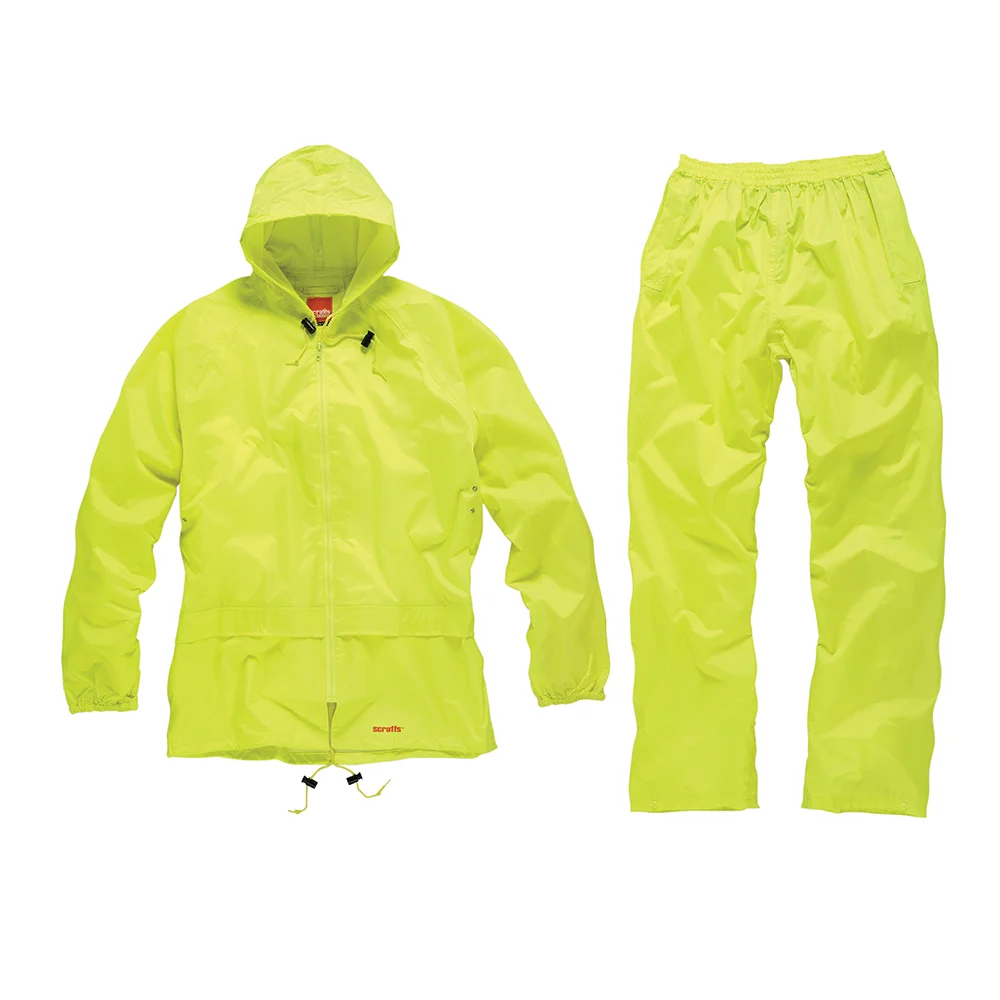 Combinaison imperméable jaune - 2 pièces image