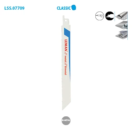 Boite de 5 lames scie sabre métal tôles minces coupe fine Classic image