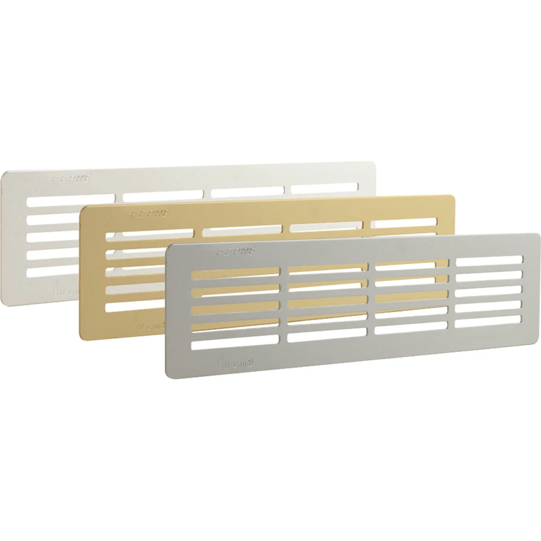 Grille aluminium en applique à coller - Brochable image
