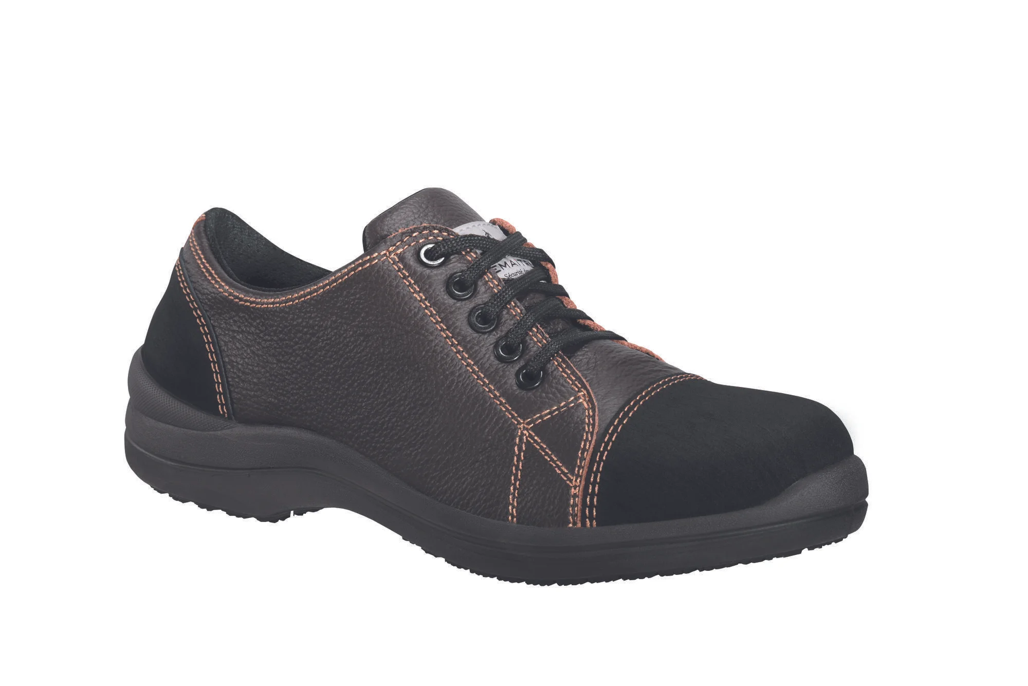 Chaussures de sécurité basses femme LIBERTY S3 CI SRC Marron/Noir image