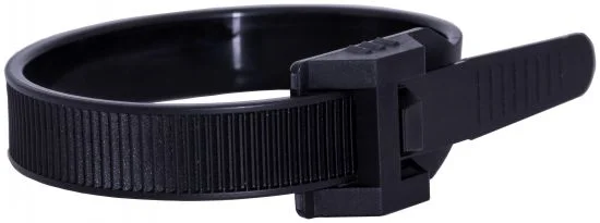 Collier de serrage tête simple - Noir - Nylon 6.6 image