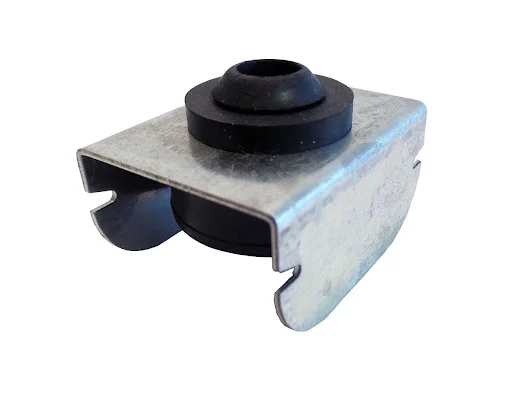 Boite de 50 cavalier pivot acoustique plaque de plâtre pour fourrures F47 et F45 image