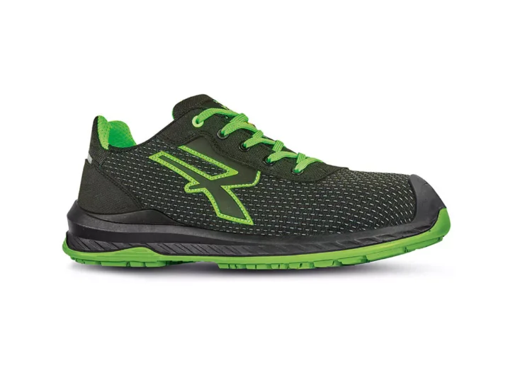 Chaussures de sécurité basses ISLAND UK ESD S3 CI SRC - Noir/Vert image