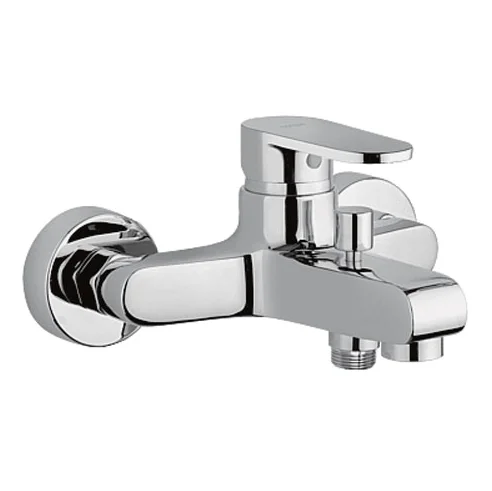 Mitigeur Bain douche mural NF C2 mousseur anticalcaire corps limitateur de débit image