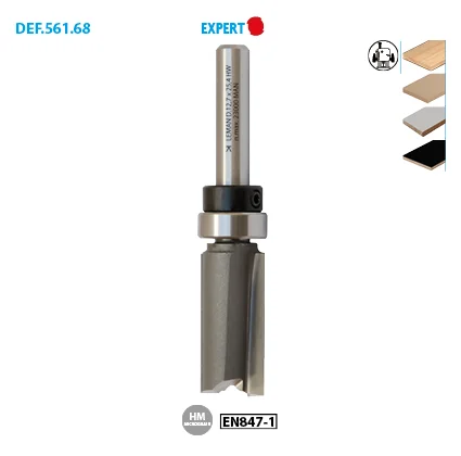 Mèche d'affleureuse droite + guide sup Expert image