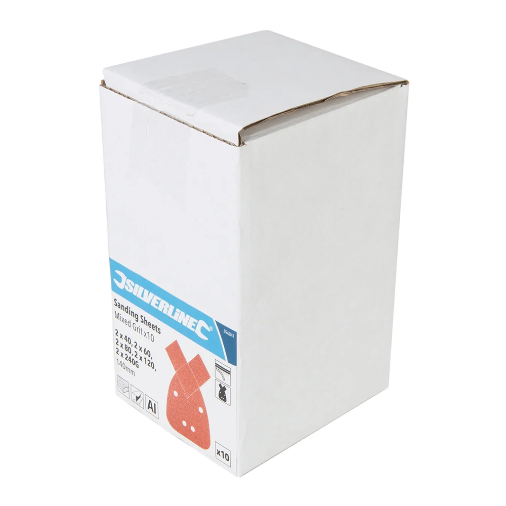 Feuilles abrasives auto-agrippantes pour ponceuses de finition - 140 mm - 10 pcs image