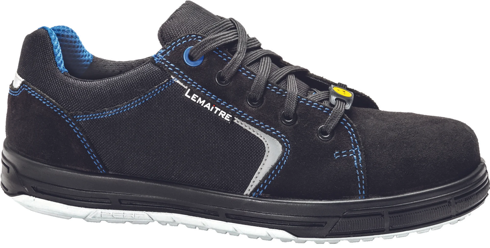 Chaussures de sécurité basses ESD SPACE Blue S3 SRC Noir image