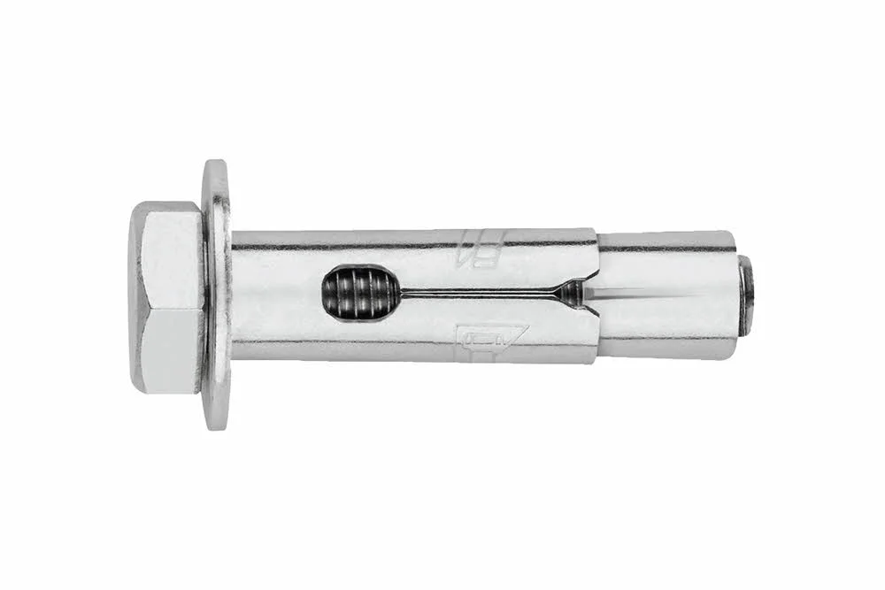 Cheville anti-rotation pour charges moyennes - Vis tête hexagonale 8.8 pour épaisseurs réduites - Zingué image
