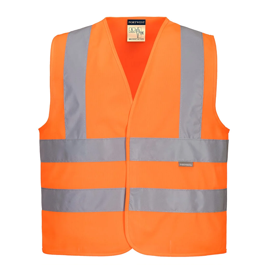 Gilet Hi-Vis Enfants 4 bandes Orange image
