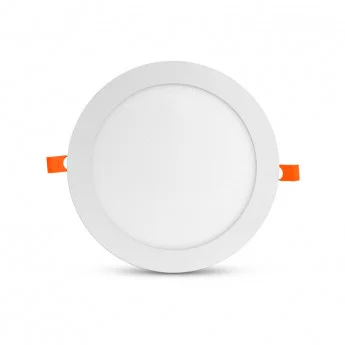 Plafonnier rond Alu blanc encastrable SLIMY ECO image