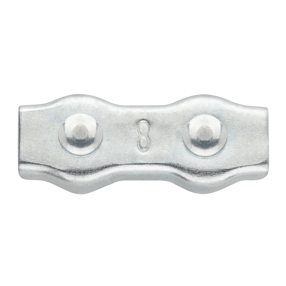 Serre-câble plat double - Zingué image