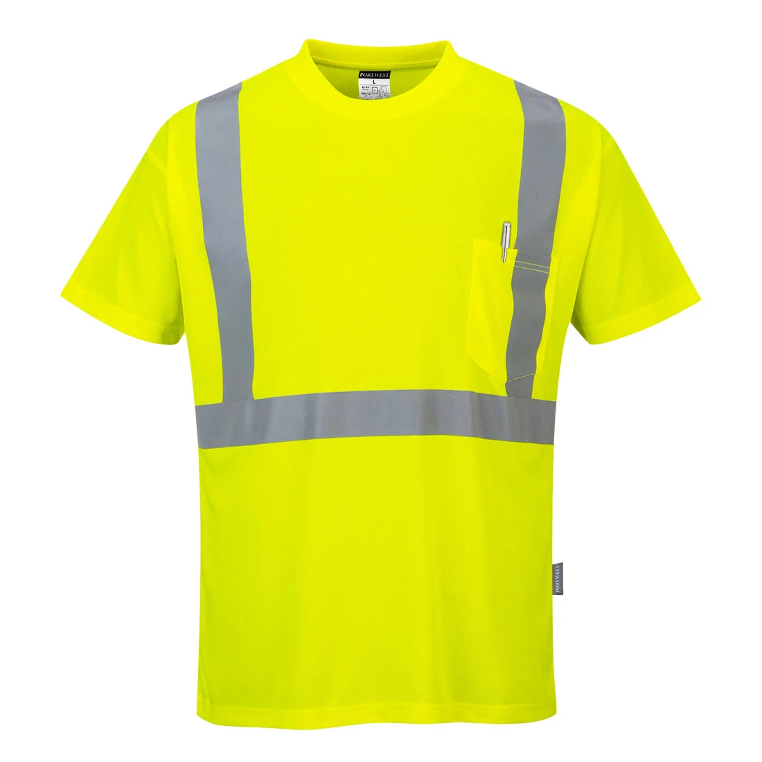 T-Shirt Hi-Vis Pocket Jaune Taille 5XL image