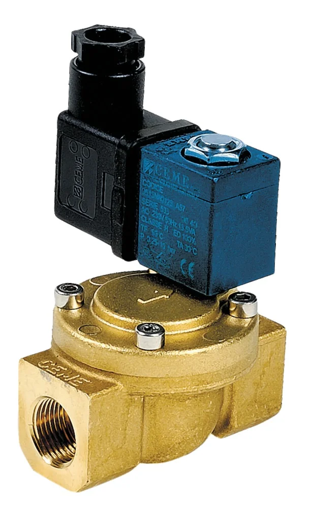 Électrovanne laiton normalement fermée ESM85 Femelle - Femelle 24v 0,3 à 10bars image