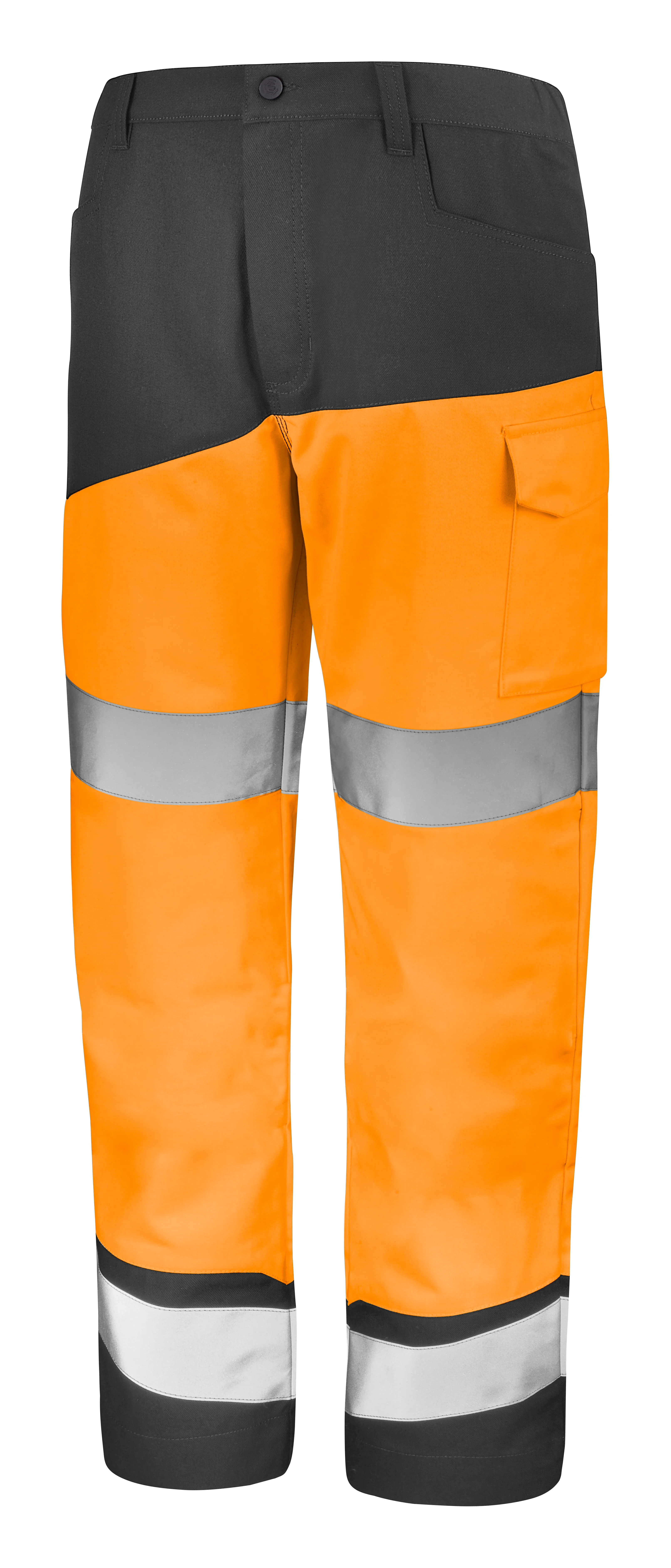 PANTALON FLUO SAFE XP ORANGE FLUO/GRIS CHARCOAL image