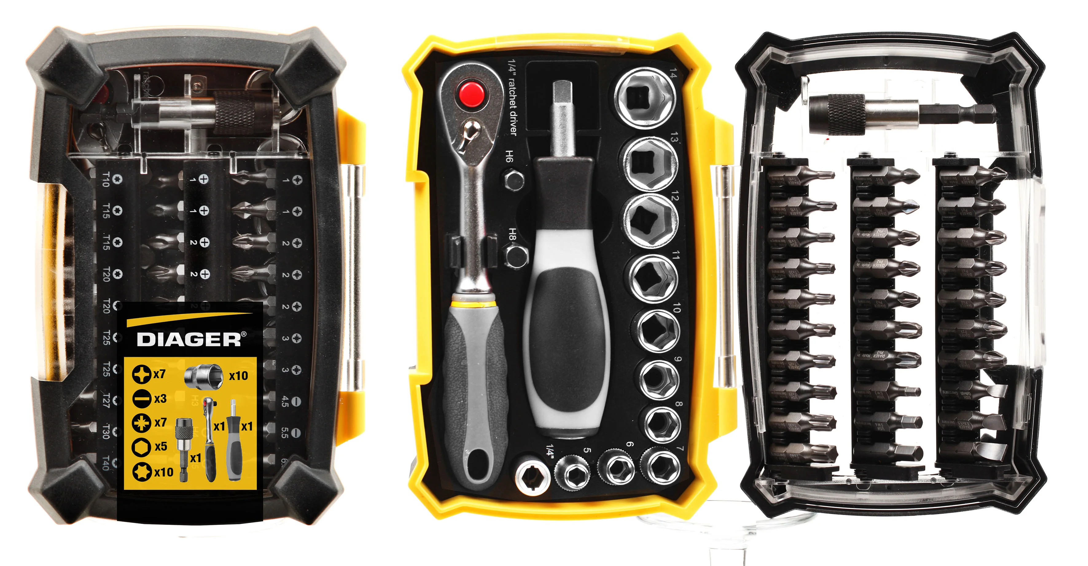 Coffret de 46 embouts et douilles - 6000B image