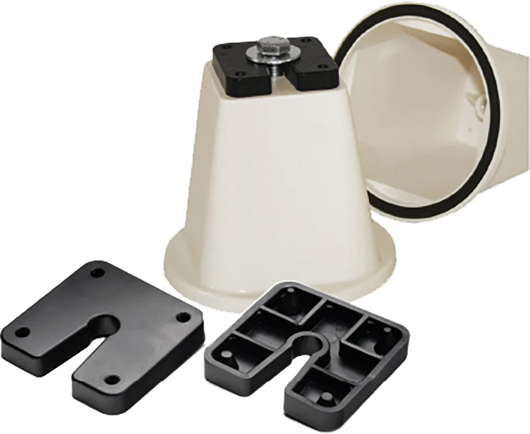 Support sol conique hauteur 80 mm diamètre 105 mm image