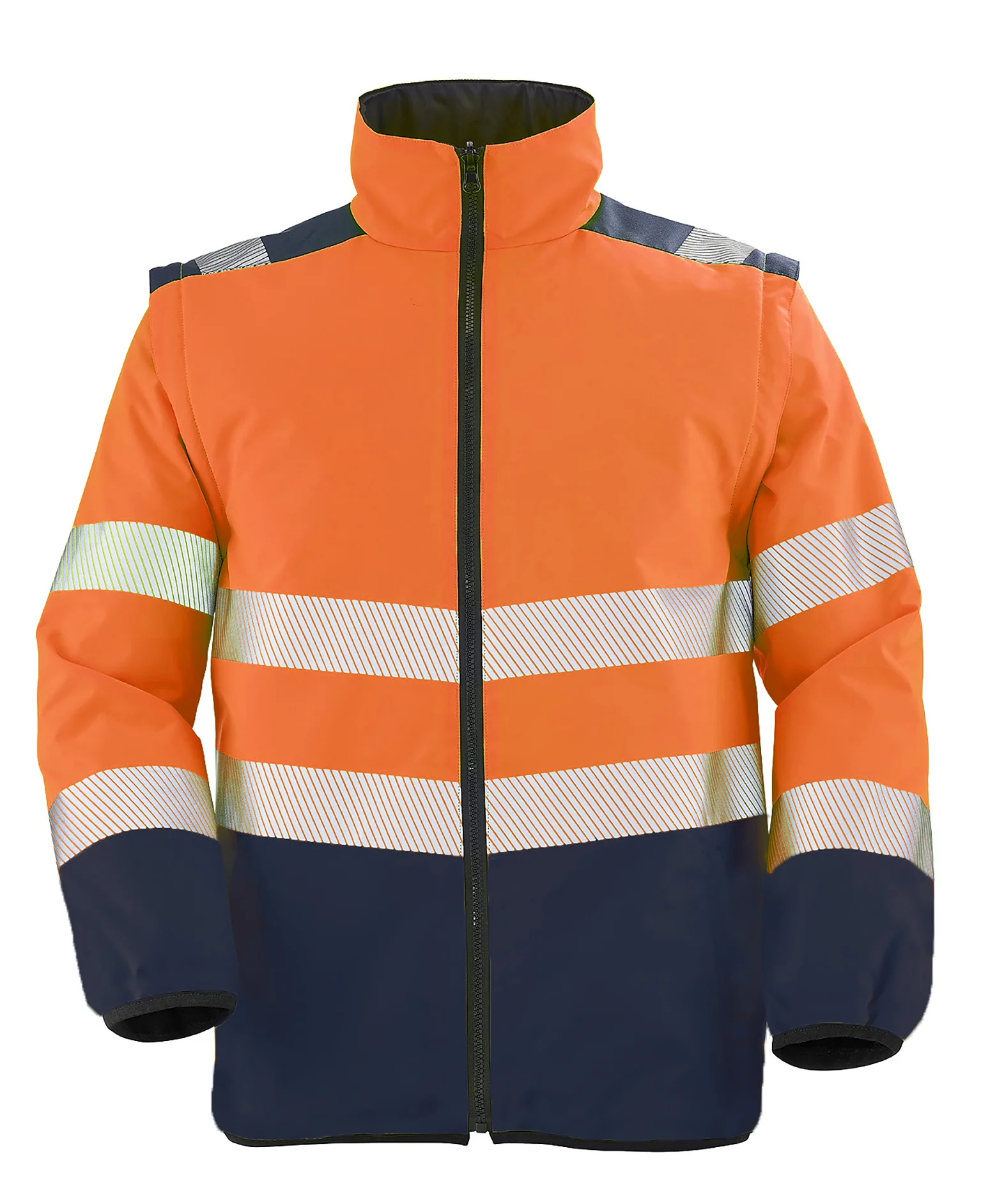 BLOUSON MORVAN ORANGE FLUO/NAVY image