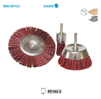 Lot de 3 brosses fil nylon Classic image