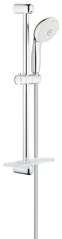 ENSEMBLE DOUCHE TEMPESTA 100 4 JETS DOUCHE 600MM + PORTE SAVON image