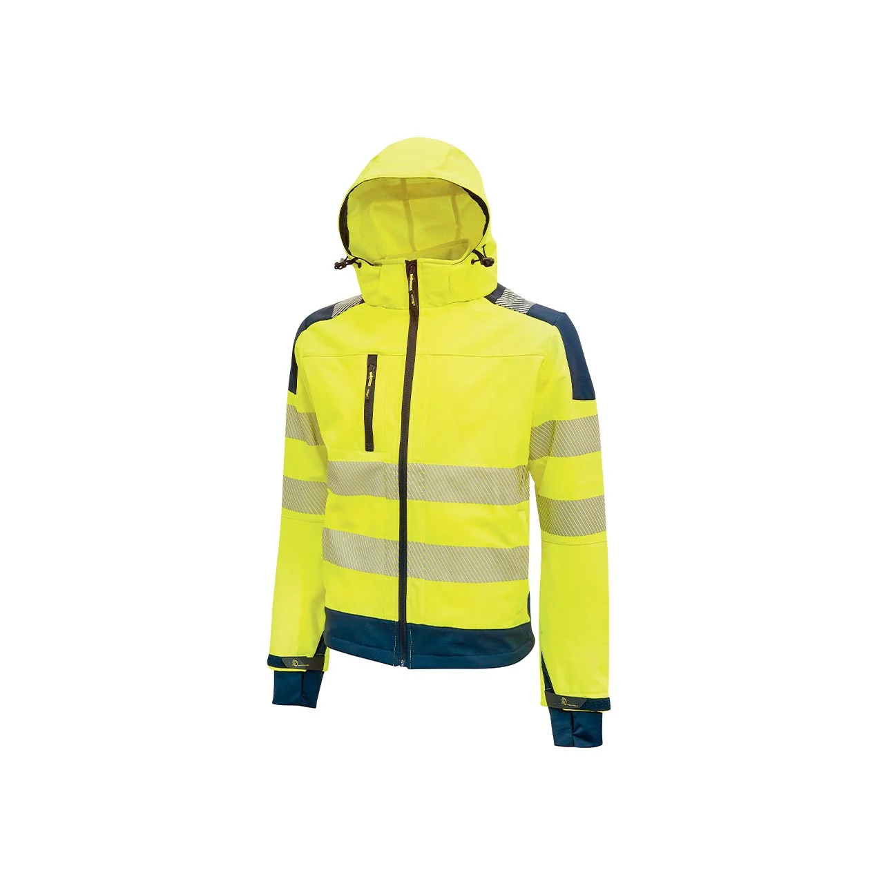 Veste de travail softshell haute visibilité MIKY - Jaune Fluo image