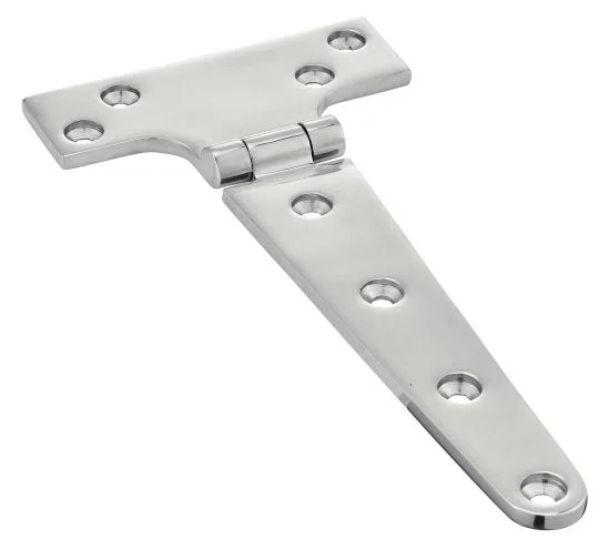 Charnière forgée polie - Type T - Inox A4 image