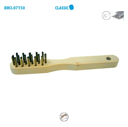 Boite de 15 brosses fil acier laitonné Classic image