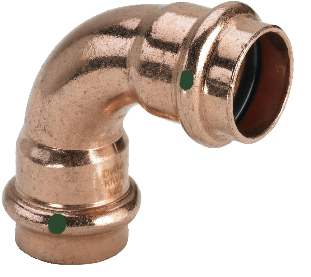 Coude cuivre à sertir 90° - Femelle Femelle image