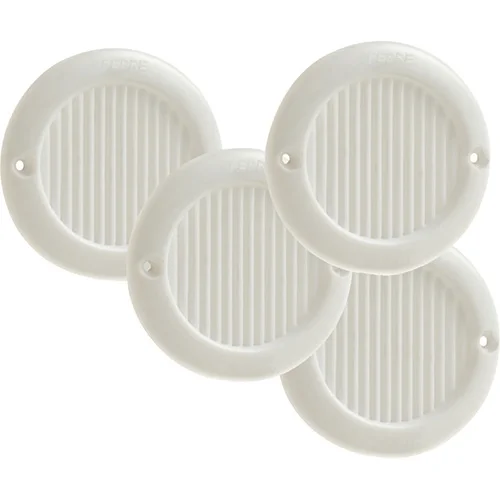 Grille en applique à visser - ABS Blanche image