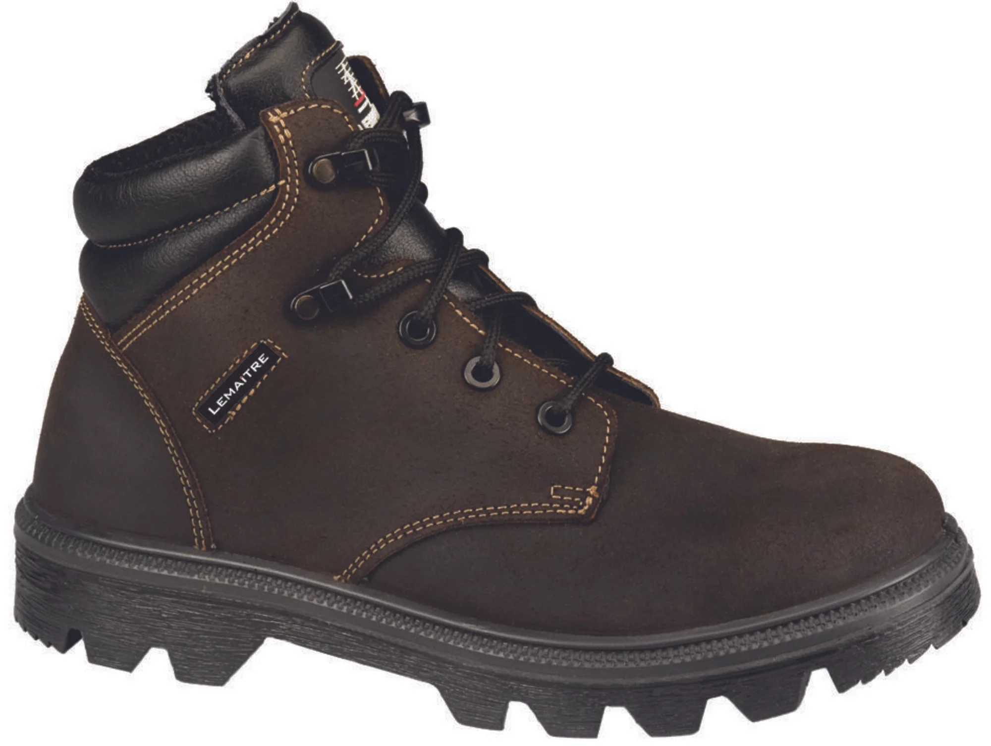 Chaussures de sécurité hautes PILOT S3 CI SRC Marron image