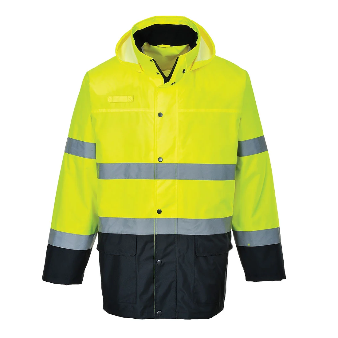 Veste de pluie HV bicolore Jaune/Marine image