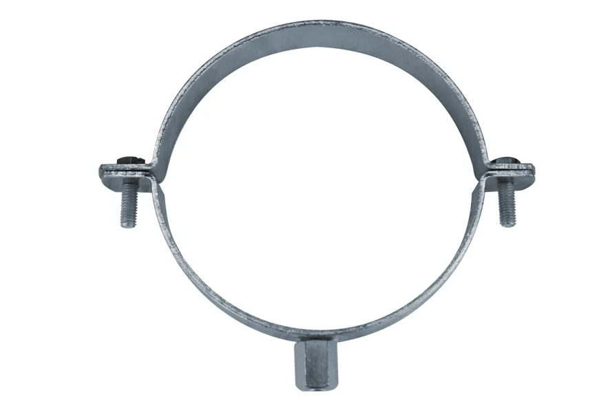 Collier descente d'eau pluviale acier zingué - Pas 7x150 - Boite de 25 image