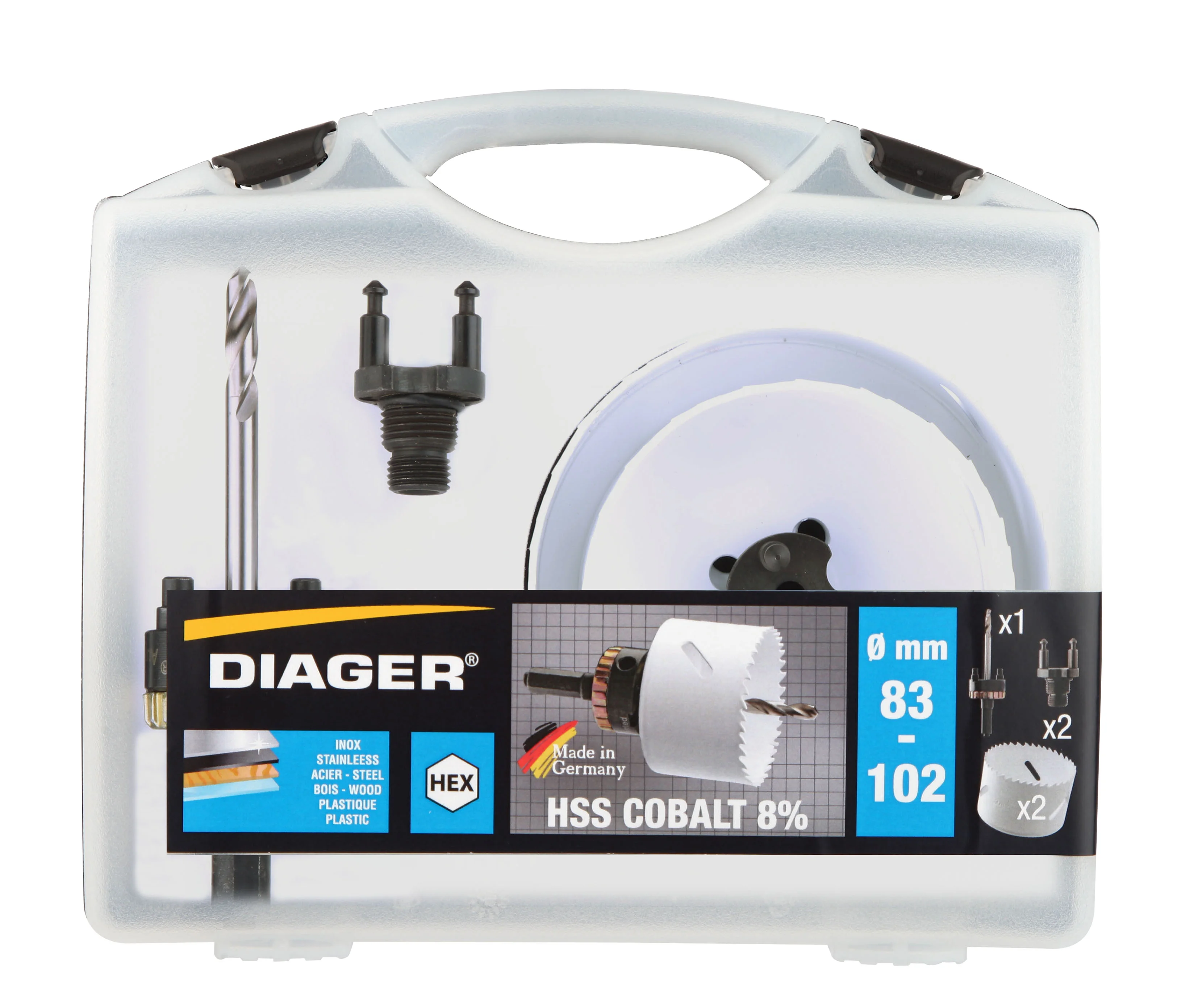 Mallette scie cloche quick lock 5pcs - 651E image