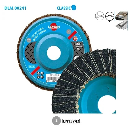 ø 125 Grain 40 Alésage 22,23mm Plat image