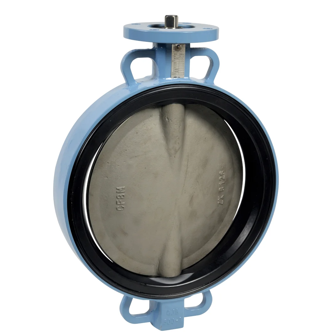 Vanne papillon Wafer TTV Série 1152 Papillon fonte, manchette NBR - axe nu image