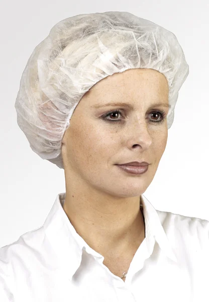 Lot de 10 - Boite de 100 Charlotte ronde jetable SPP - Blanc image