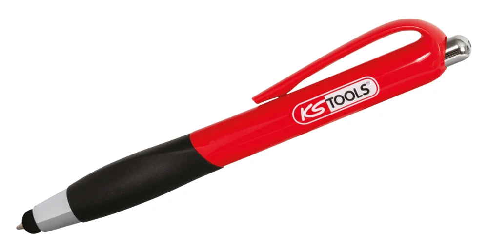 Stylo bille noir avec embout tactile image