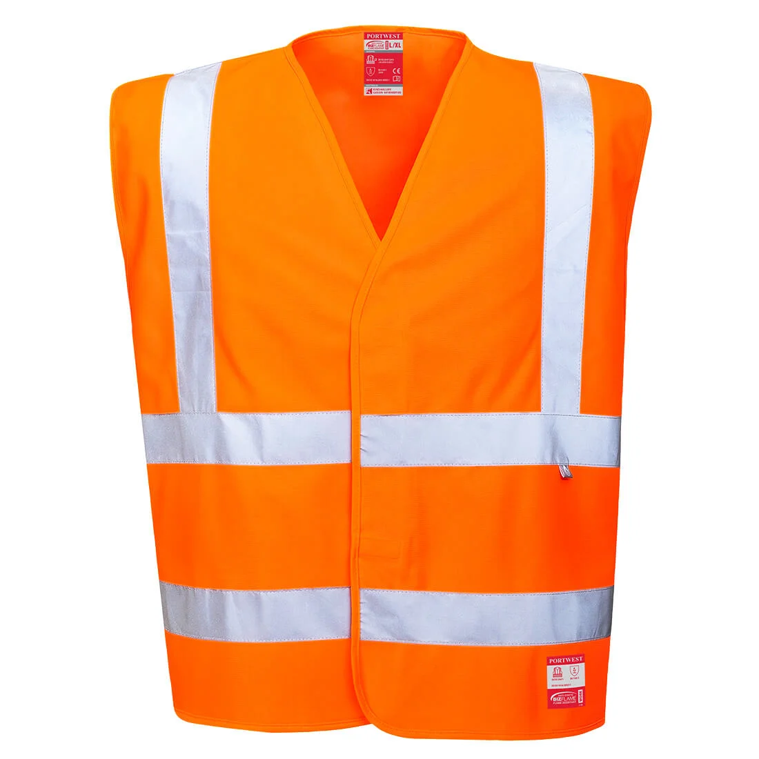 Gilet HV résistant antistatique et flamme Orange image