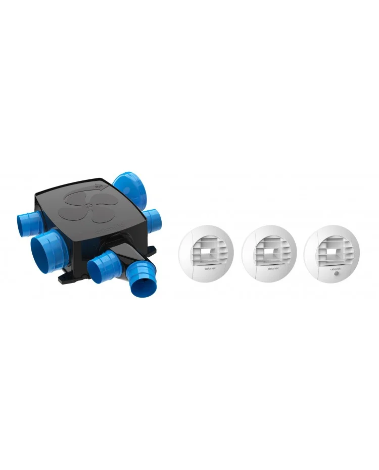 Kit VMC simple flux autoréglable basse consomation Hygrocosy BC Flex image