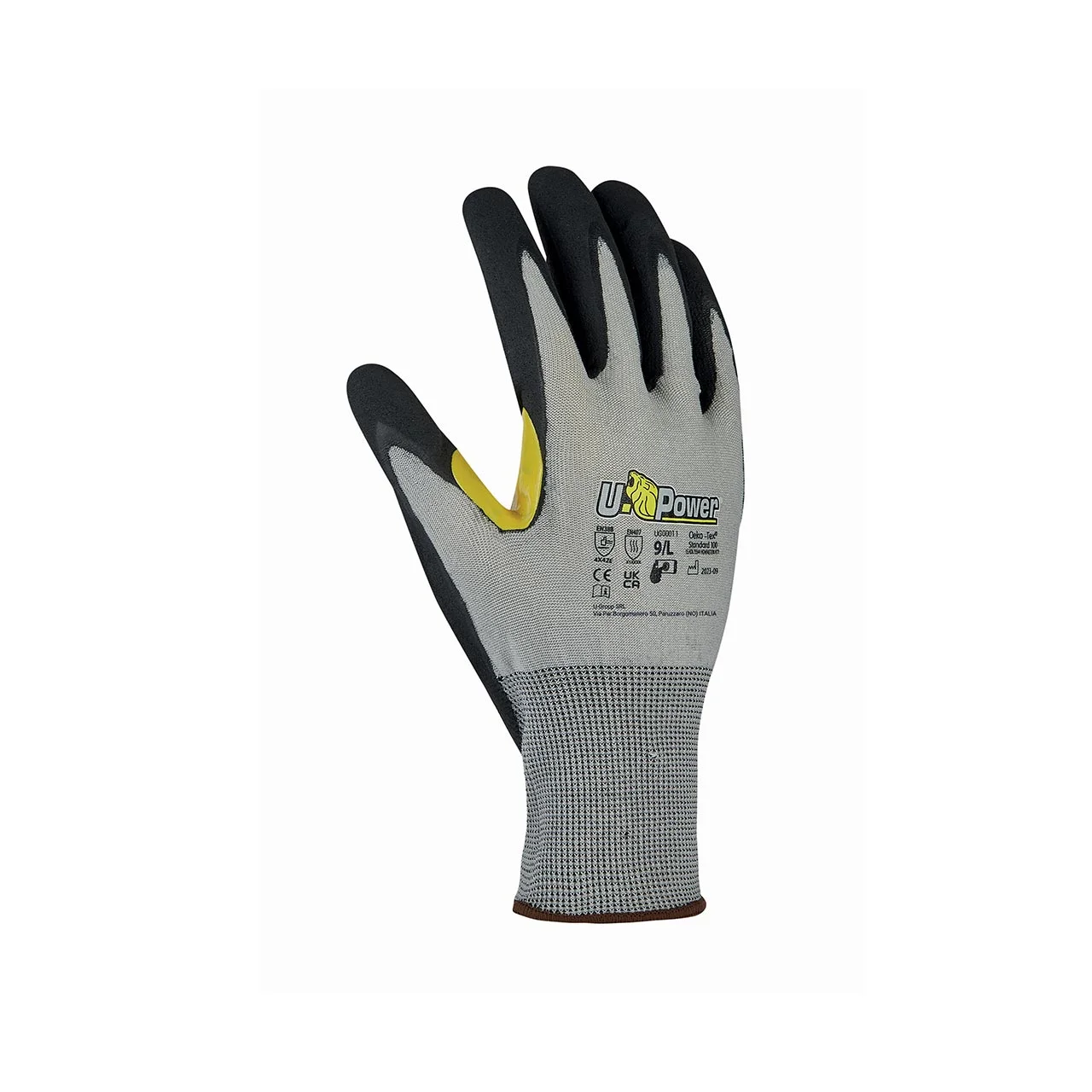 Gants de protection KAI anti-coupure type E - Jaune/Gris image