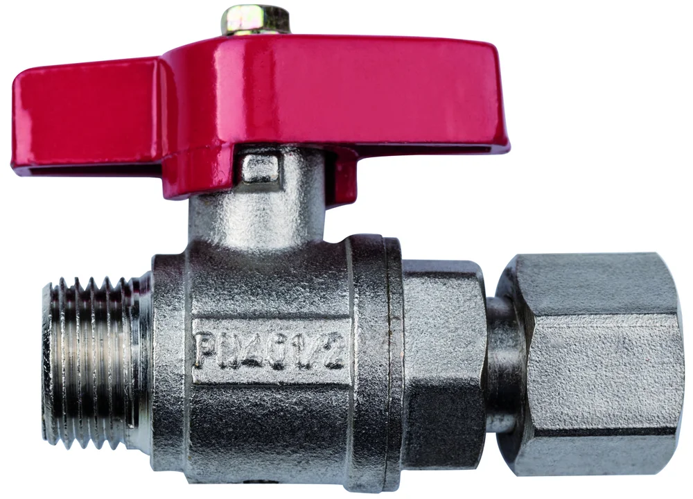 Robinet à boisseau sphérique pour manomètre - Male - écrou tournant Femelle image