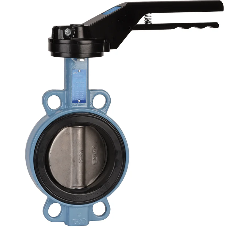 Vanne papillon Wafer TTV Série 1147 Papillon fonte, NBR Carboxyle - à levier image