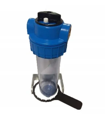 Corps de filtre avec BY-PASS  E/S: 3/4"- cuve transparente 9 3/4" image