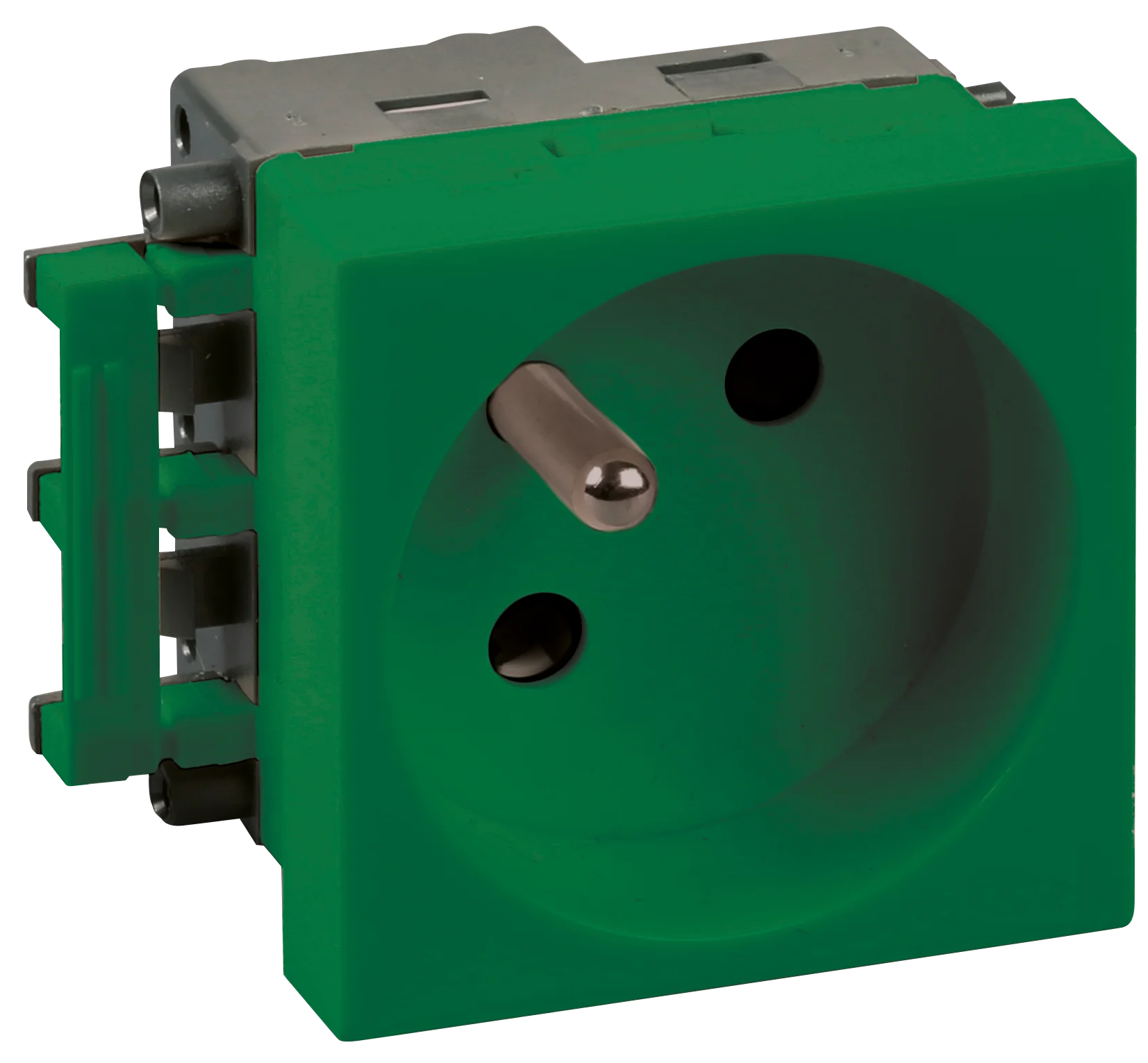 Bloc prise 2P+T - 1 prise complète - 16A - 250V - OPTIMA image